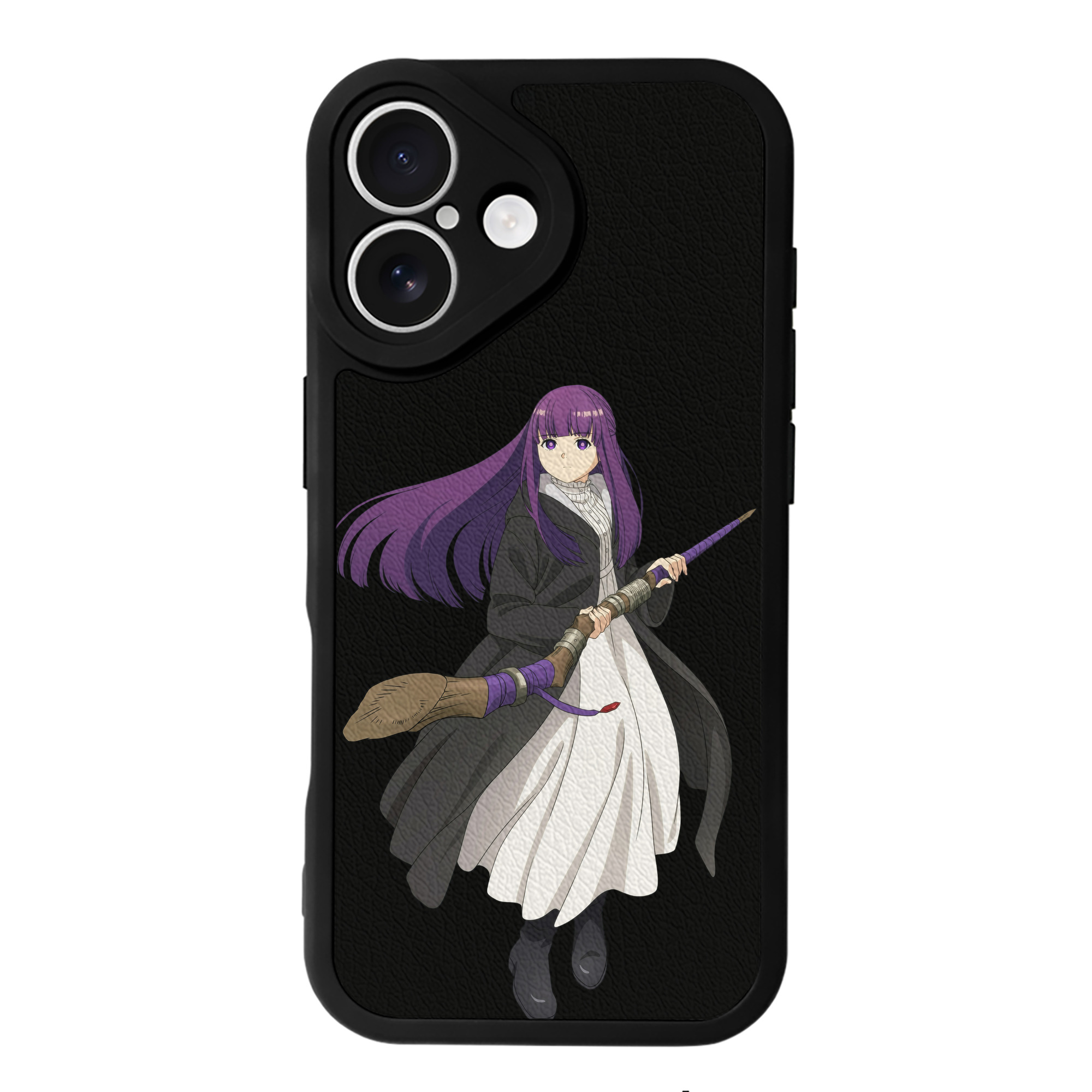 （画像用） 葬送のフリーレン Frieren 【iPhone 16シリーズ対応】シリコンスマホケース（レザー調） 材質：シリコン